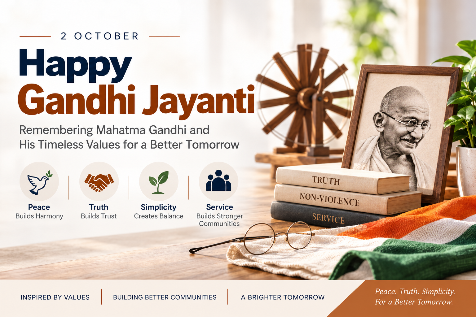 Gandhi Jayanti 2026: Celebrating Peace, Truth & Simplicity